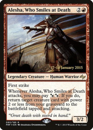 Alesha, Who Smiles at Death [Fate Reforged Promos] | Empire Gaming NC