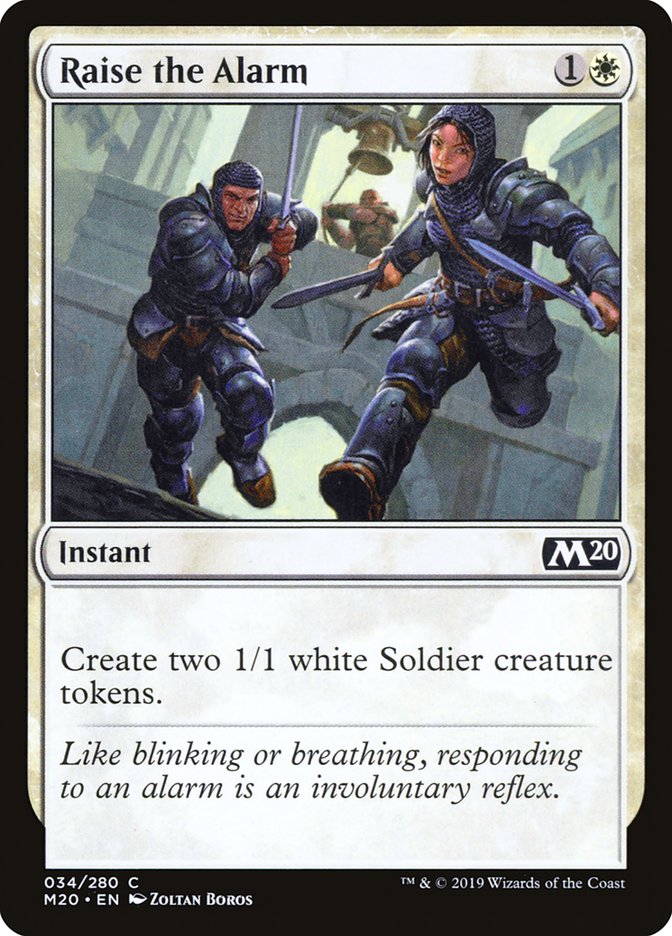 Raise the Alarm [Core Set 2020] | Empire Gaming NC