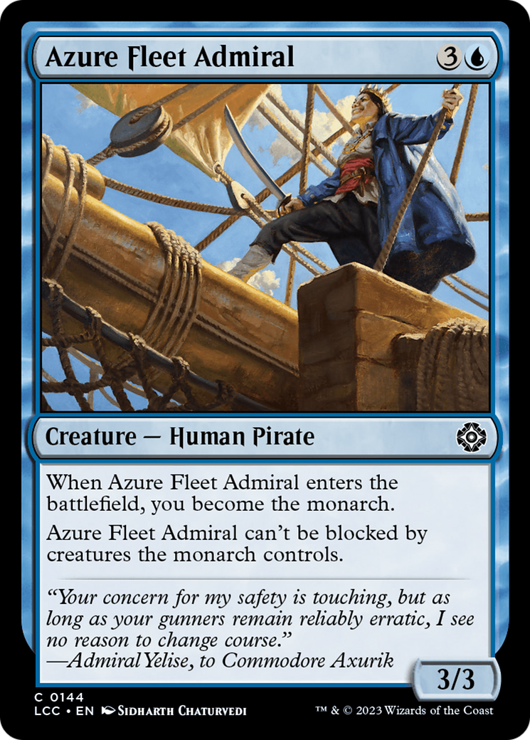 Azure Fleet Admiral [The Lost Caverns of Ixalan Commander] | Empire Gaming NC