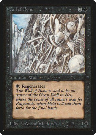 Wall of Bone [Limited Edition Beta] | Empire Gaming NC