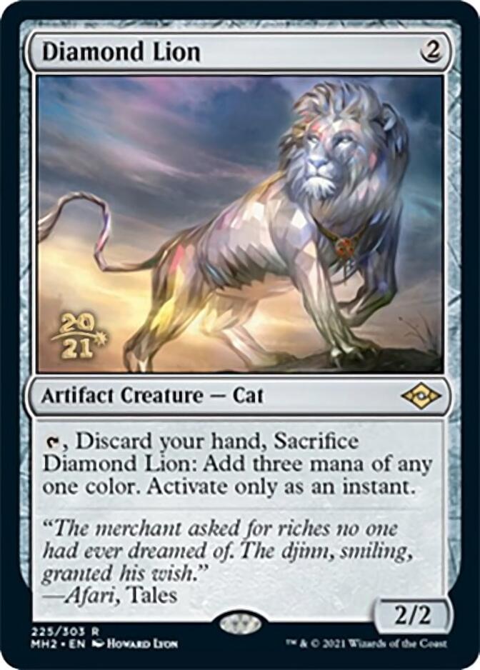 Diamond Lion [Modern Horizons 2 Prerelease Promos] | Empire Gaming NC