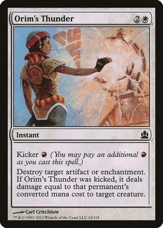 Orim's Thunder [Commander 2011] | Empire Gaming NC