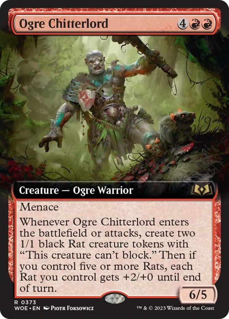 Ogre Chitterlord (Extended Art) [Wilds of Eldraine] | Empire Gaming NC