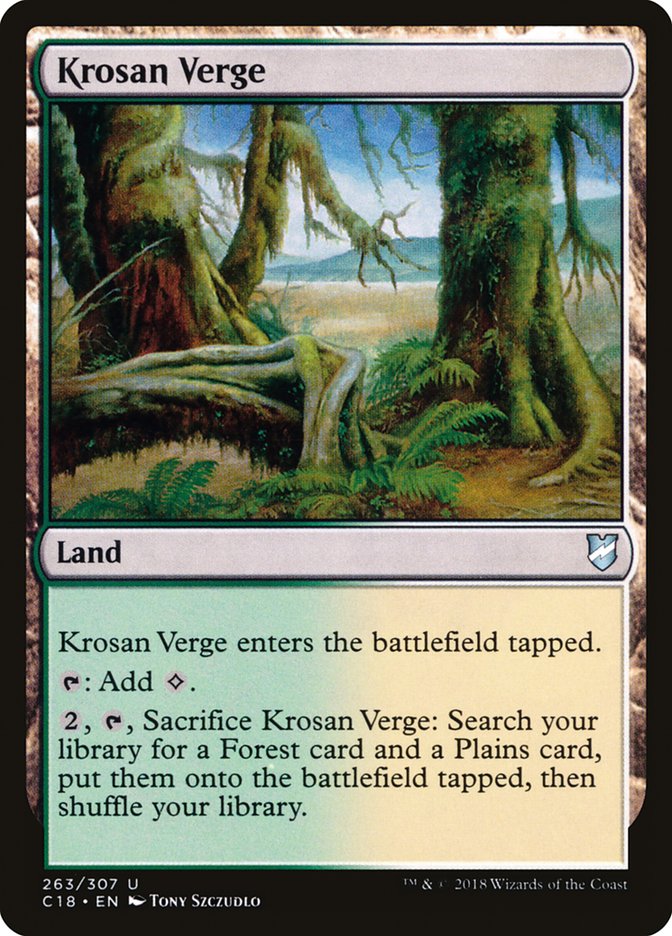 Krosan Verge [Commander 2018] | Empire Gaming NC