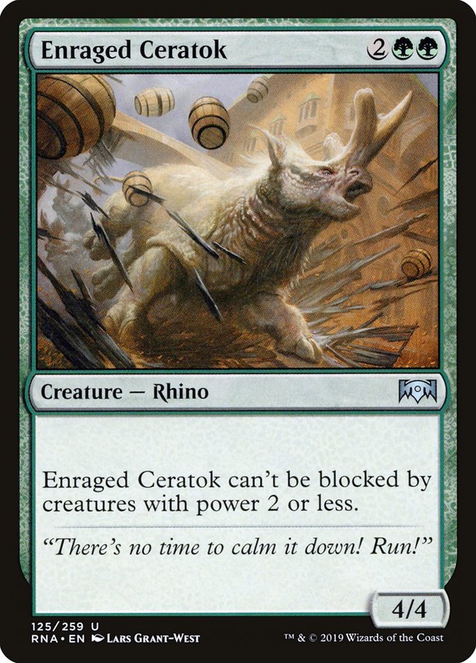 Enraged Ceratok [Ravnica Allegiance] | Empire Gaming NC