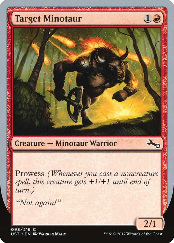 Target Minotaur (Fire Art) [Unstable] | Empire Gaming NC