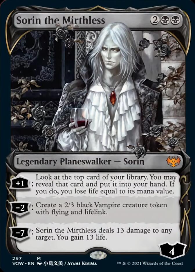 Sorin the Mirthless (Showcase Fang Frame) [Innistrad: Crimson Vow] | Empire Gaming NC