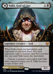 Valki, God of Lies // Tibalt, Cosmic Impostor (Borderless) [Kaldheim] | Empire Gaming NC