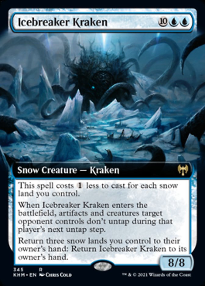 Icebreaker Kraken (Extended Art) [Kaldheim] | Empire Gaming NC