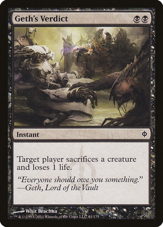 Geth's Verdict [New Phyrexia] | Empire Gaming NC