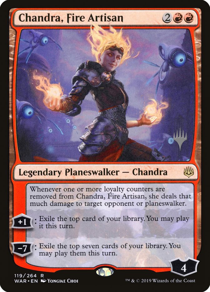 Chandra, Fire Artisan [War of the Spark Promos] | Empire Gaming NC