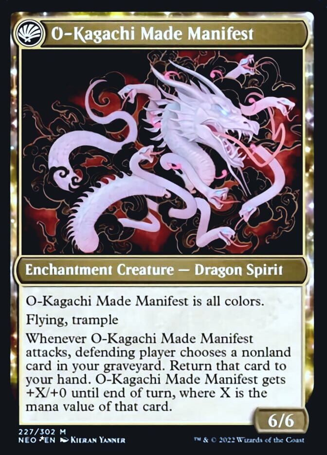 The Kami War // O-Kagachi Made Manifest [Kamigawa: Neon Dynasty Prerelease Promos] | Empire Gaming NC