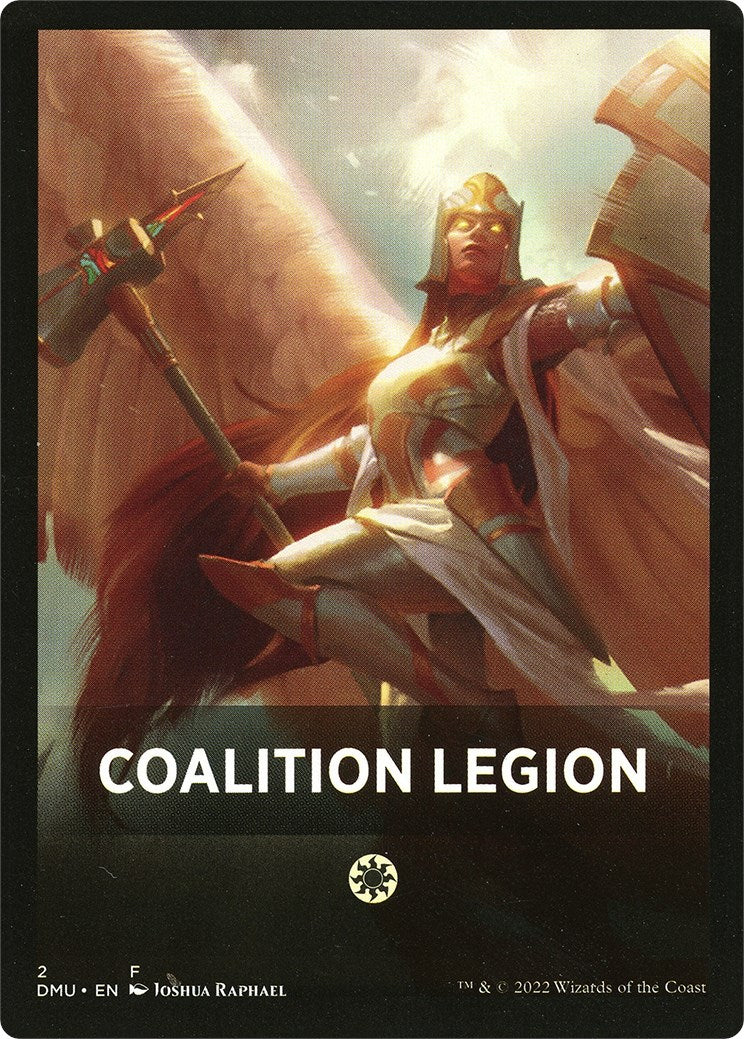 Coalition Legion Theme Card [Dominaria United Tokens] | Empire Gaming NC