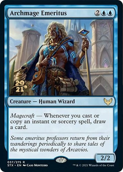 Archmage Emeritus [Strixhaven: School of Mages Prerelease Promos] | Empire Gaming NC