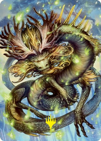 Kura, the Boundless Sky Art Card (Gold-Stamped Signature) [Kamigawa: Neon Dynasty Art Series] | Empire Gaming NC