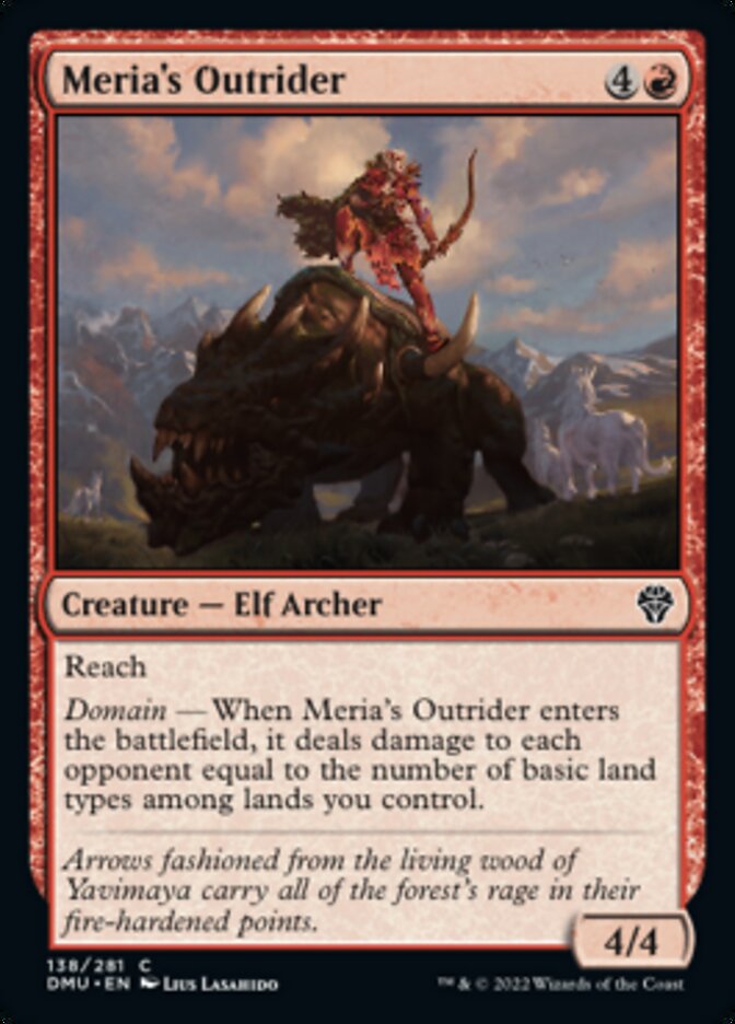 Meria's Outrider [Dominaria United] | Empire Gaming NC