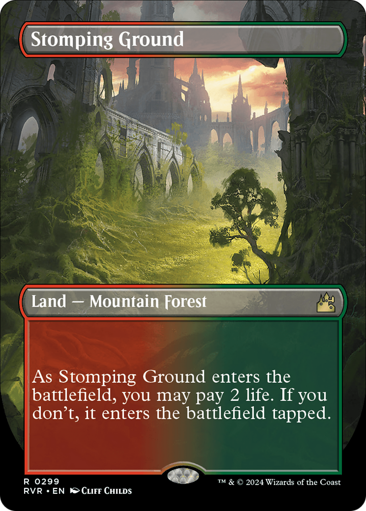 Stomping Ground (Borderless) [Ravnica Remastered] | Empire Gaming NC