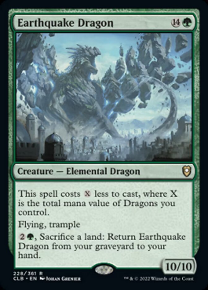 Earthquake Dragon [Commander Legends: Battle for Baldur's Gate] | Empire Gaming NC