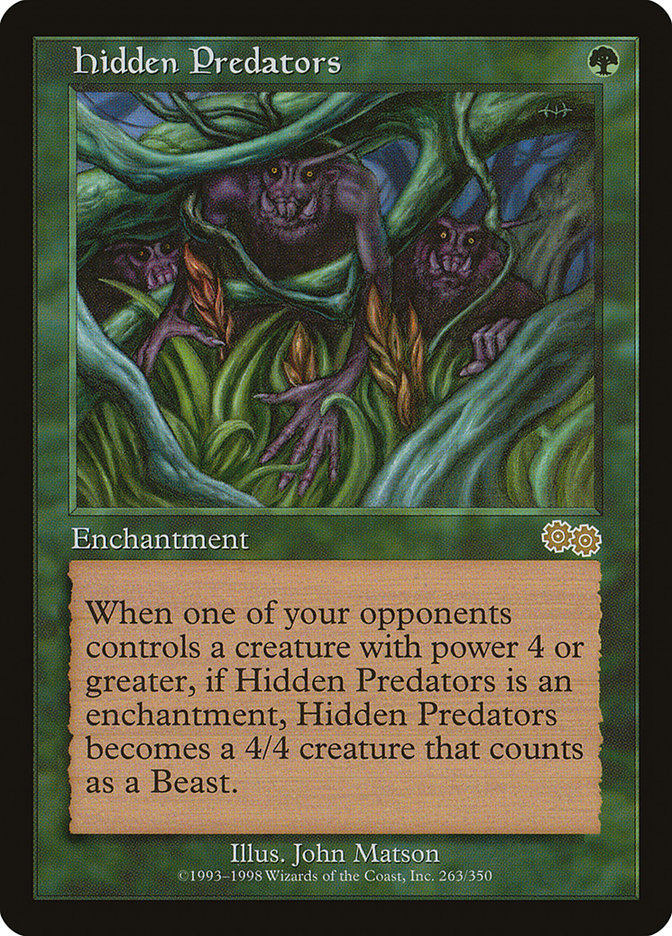 Hidden Predators [Urza's Saga] | Empire Gaming NC