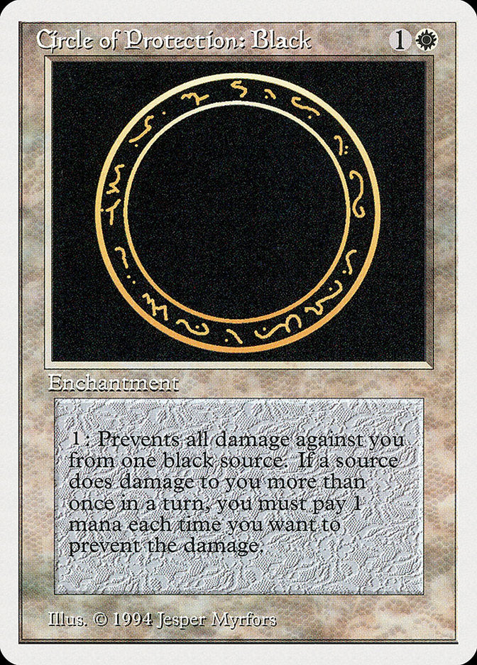 Circle of Protection: Black [Summer Magic / Edgar] | Empire Gaming NC