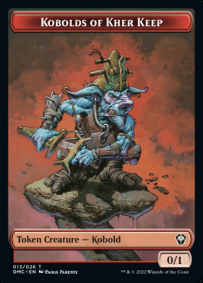 Phyrexian // Kobolds of Kher Keep Double-sided Token [Dominaria United Tokens] | Empire Gaming NC