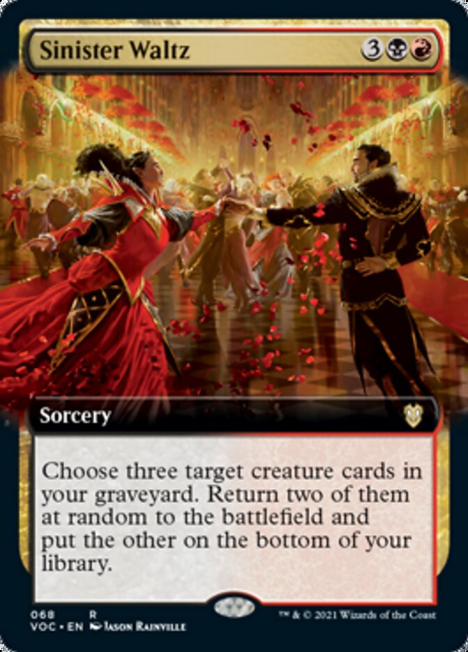 Sinister Waltz (Extended) [Innistrad: Crimson Vow Commander] | Empire Gaming NC