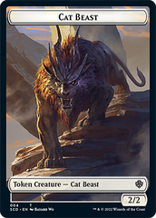 Insect // Cat Beast Double-Sided Token [Starter Commander Decks] | Empire Gaming NC