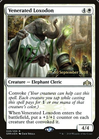 Venerated Loxodon [Guilds of Ravnica Promos] | Empire Gaming NC