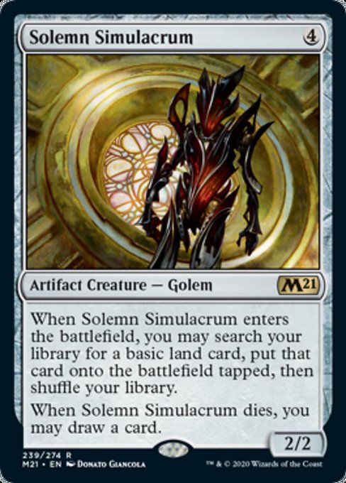 Solemn Simulacrum [Core Set 2021] | Empire Gaming NC