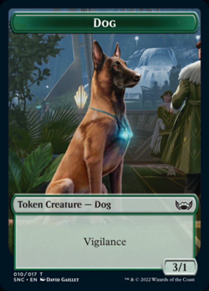 Fish // Dog Double-sided Token [Streets of New Capenna Tokens] | Empire Gaming NC