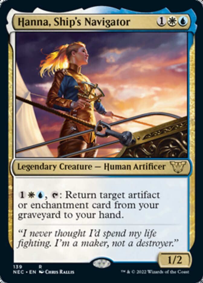 Hanna, Ship's Navigator [Kamigawa: Neon Dynasty Commander] | Empire Gaming NC