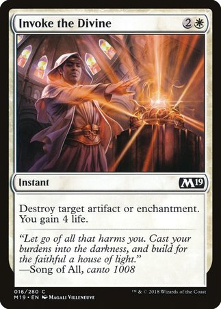 Invoke the Divine [Core Set 2019] | Empire Gaming NC