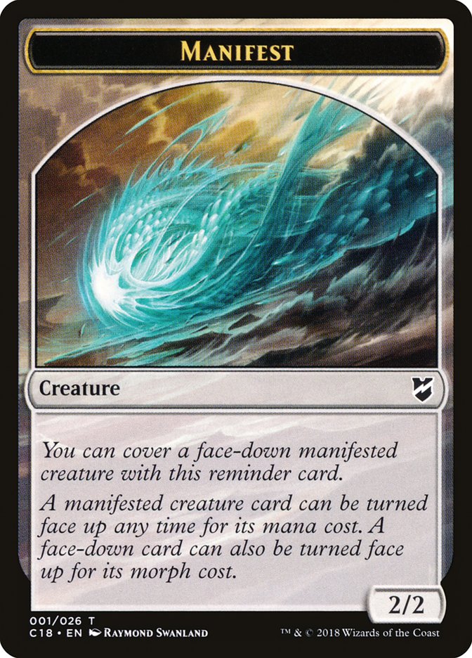 Manifest [Commander 2018 Tokens] | Empire Gaming NC