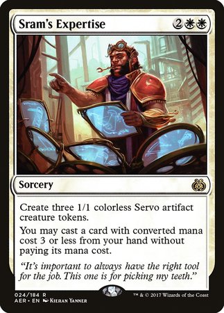 Sram's Expertise [Aether Revolt] | Empire Gaming NC