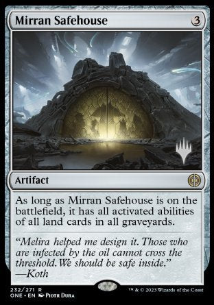 Mirran Safehouse (Promo Pack) [Phyrexia: All Will Be One Promos] | Empire Gaming NC