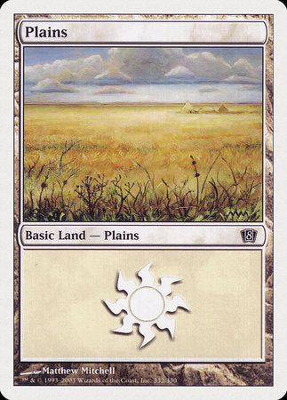 Plains (332) [Eighth Edition] | Empire Gaming NC