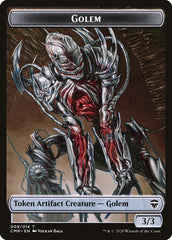 Golem // Rock Token [Commander Legends Tokens] | Empire Gaming NC