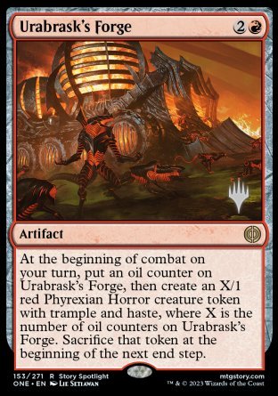 Urabrask's Forge (Promo Pack) [Phyrexia: All Will Be One Promos] | Empire Gaming NC