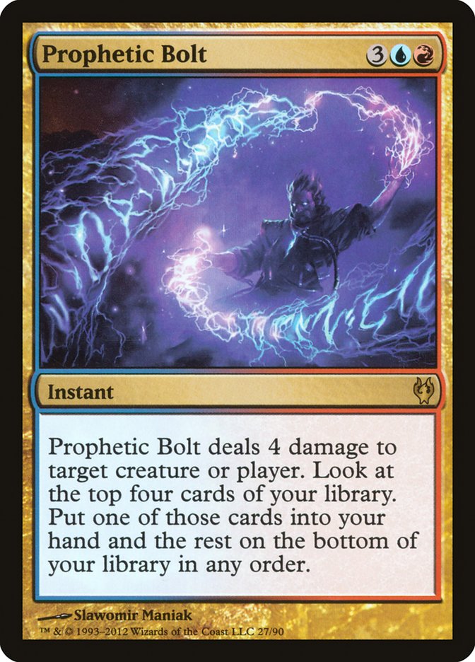 Prophetic Bolt [Duel Decks: Izzet vs. Golgari] | Empire Gaming NC