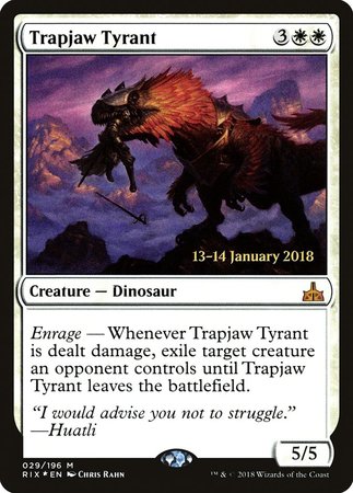 Trapjaw Tyrant [Rivals of Ixalan Promos] | Empire Gaming NC