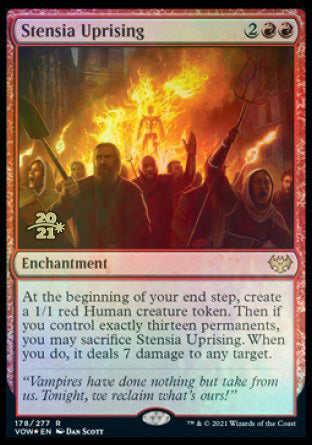 Stensia Uprising [Innistrad: Crimson Vow Prerelease Promos] | Empire Gaming NC