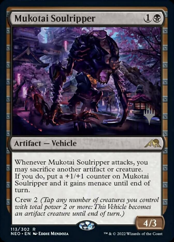 Mukotai Soulripper (Promo Pack) [Kamigawa: Neon Dynasty Promos] | Empire Gaming NC