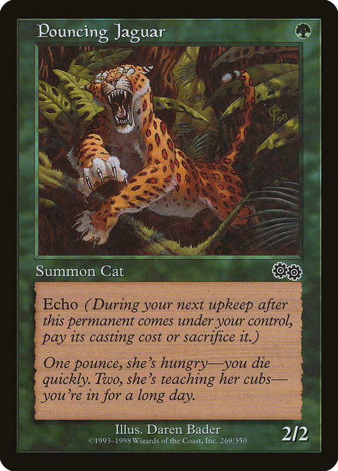 Pouncing Jaguar [Urza's Saga] | Empire Gaming NC