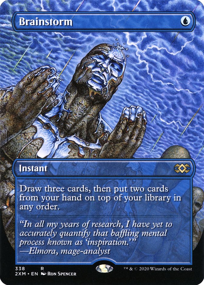 Brainstorm (Borderless) [Double Masters] | Empire Gaming NC