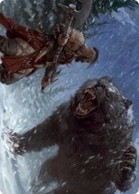 Blizzard Brawl Art Card [Kaldheim: Art Series] | Empire Gaming NC
