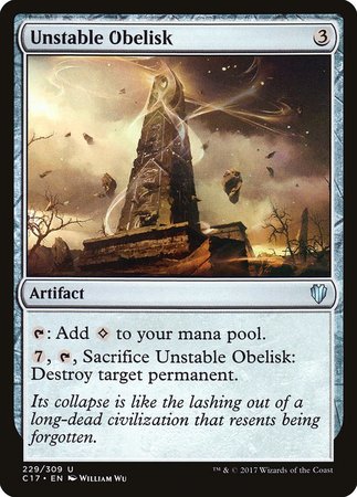 Unstable Obelisk [Commander 2017] | Empire Gaming NC