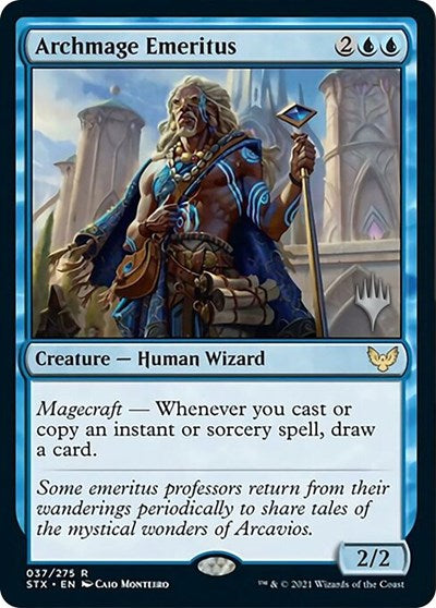 Archmage Emeritus (Promo Pack) [Strixhaven: School of Mages Promos] | Empire Gaming NC