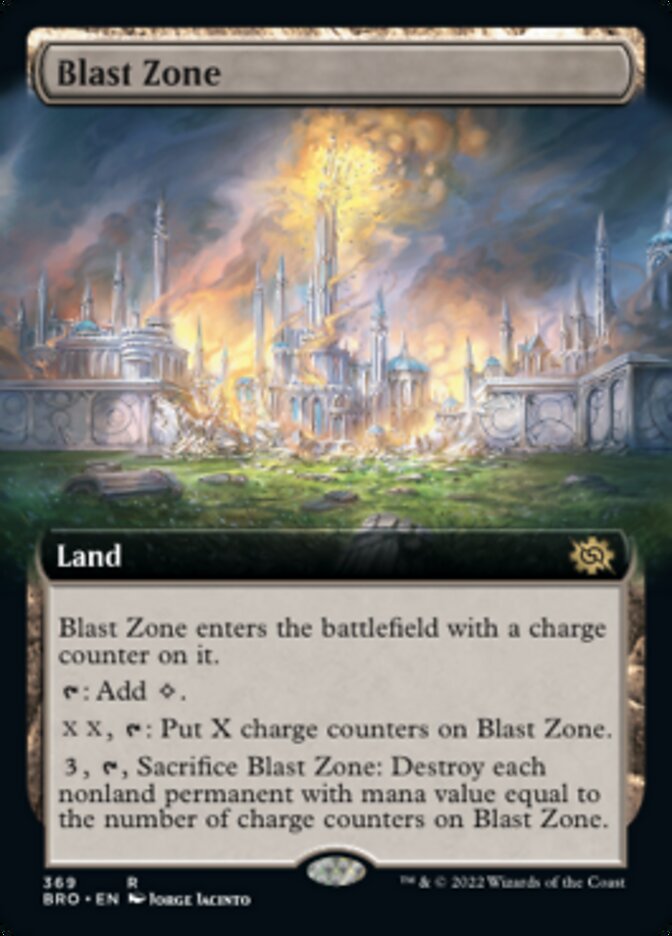 Blast Zone (Extended Art) [The Brothers' War] | Empire Gaming NC