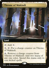 Throne of Makindi (Extended Art) [Zendikar Rising] | Empire Gaming NC