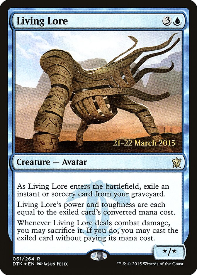 Living Lore  [Dragons of Tarkir Prerelease Promos] | Empire Gaming NC